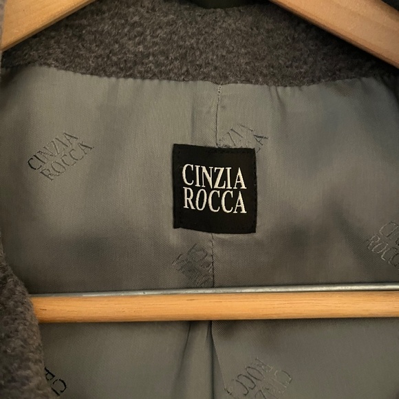 CINZIA ROCCA Wool and Cashmere Coat - Picture 7 of 7